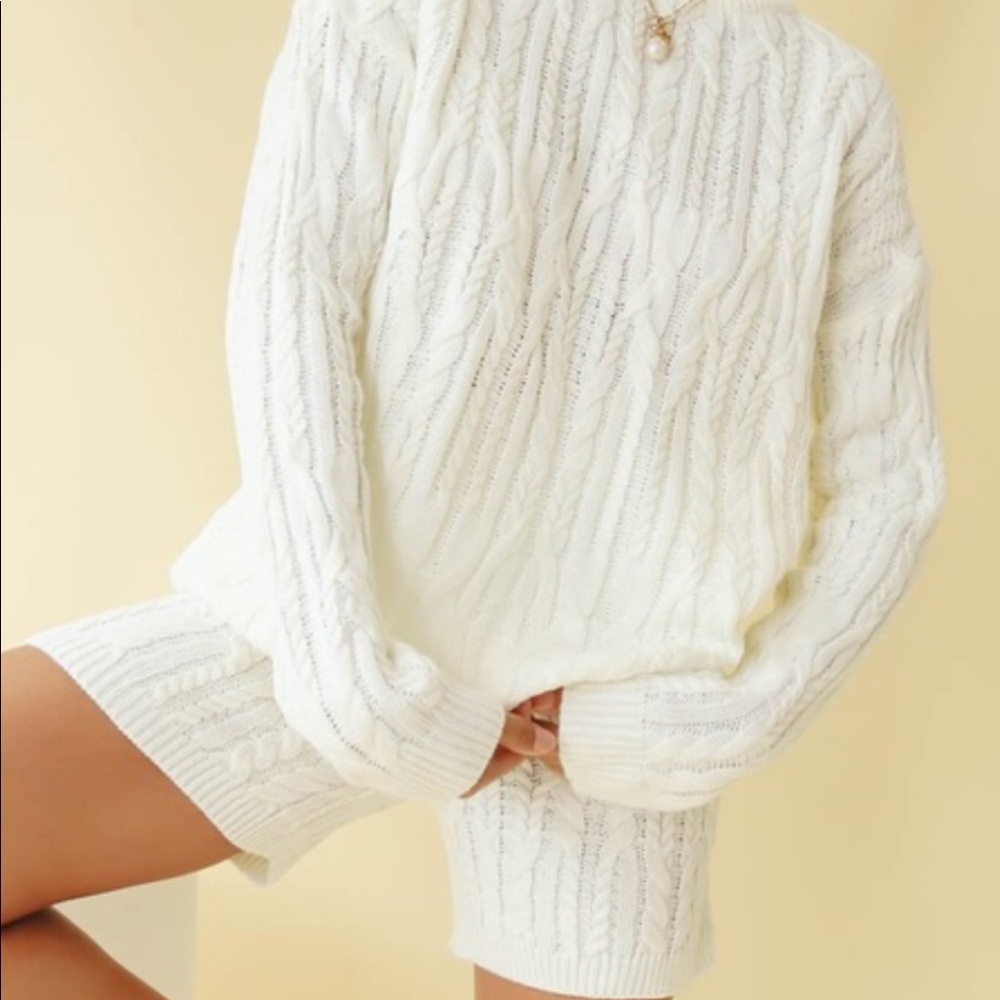 Verge girl 2 piece knit set